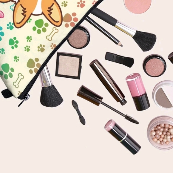 Cartoon Dog Cosmetic Makeup Bag - Picture 2 of 4